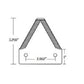 112074A1 Grain Head Sickle Section Tooth Fits Case/International Harvester 1010