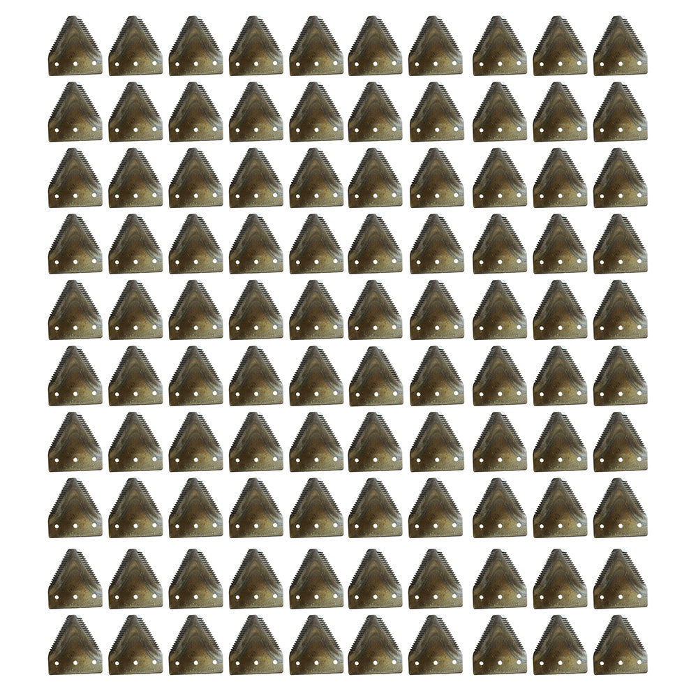 Qty 100: Grain Head Sickle Section Tooth Fits Case/International Harvester