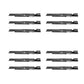12PK Blades for 60" Fits Exmark Laser Z 103-6403 103-6403-S Fits Oregon 92-031