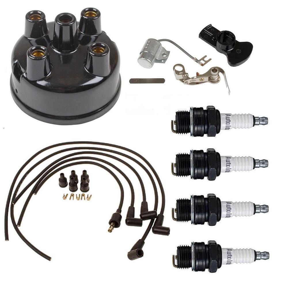 Complete Tune Up Kit Fits Massey Harris Tractor with Autolite Distributor