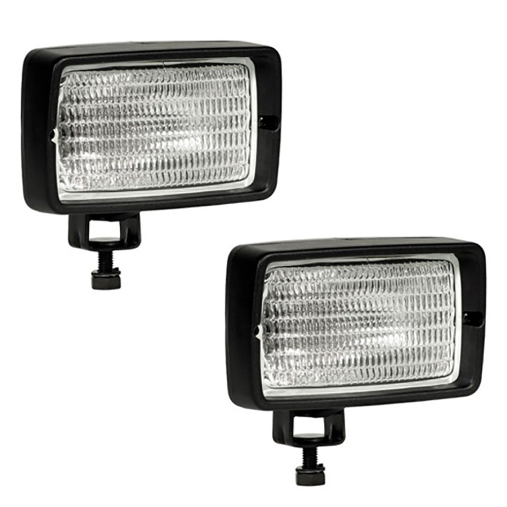 Set of 2 12v Heavy Duty 3x5 Halogen Lamps Pair Of 12 Volt Lights