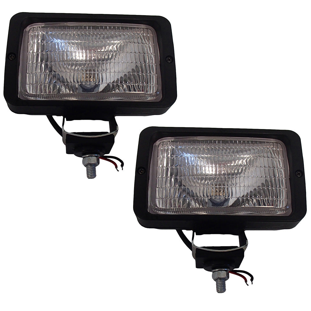 AT152017 Halogen Flood Lamp Work Light 2 pk Replacement Fits John Deere 24 Volt