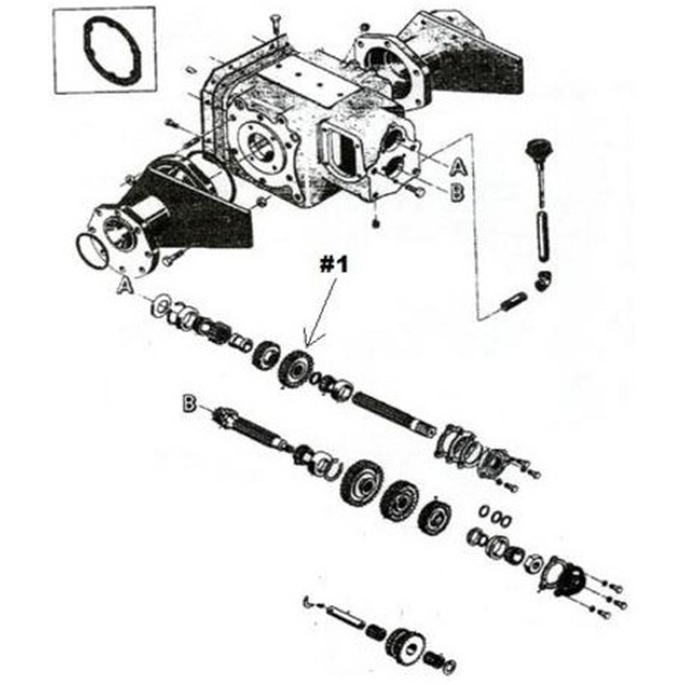 11366 Transmission Gear Fits Case 56 300 310 310B 310D 310E 310F 310G 320