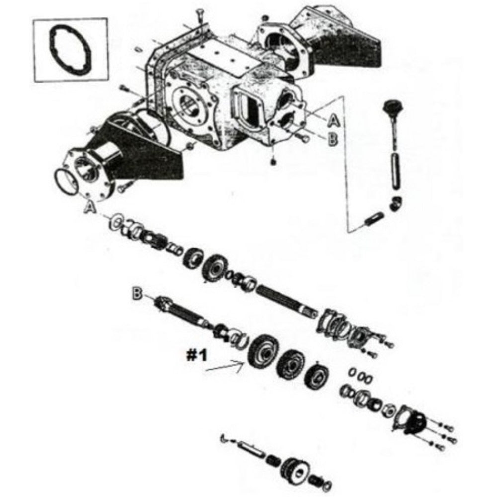 11373 Countershaft Gear Fits Case Dozer 300 310 310C 310D 350 350B 400 420B 420C