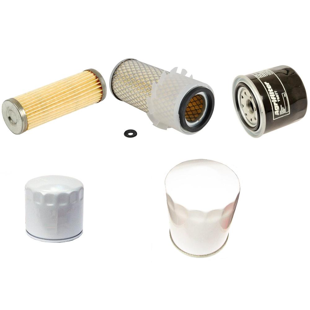 5-piece Filter Set Fits Satoh Replaces 1970-0034000