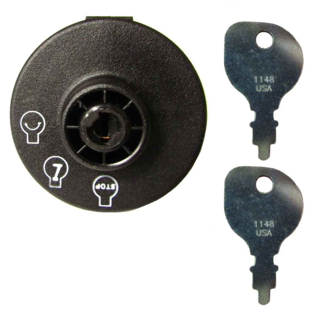 Key Switch Fits Toro TimeCutter Z4200 Z4235 Z5060 Z4202 w/2 Keys & Carabiner