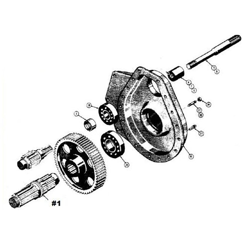 Rear Axle Shaft Fits Case/International Harvester Replaces A11853