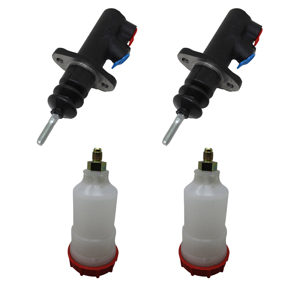 121-34400 2 Master Cylinders with 2 Reservoirs  Fits JCB