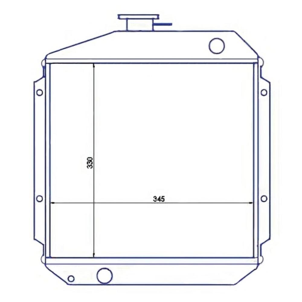 1211508-44500 Radiator For Yanmar 2610 S.67728 121150-44500