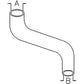121759C1 New Lower Radiator Hose Fits Case-IH Tractor Models 1460 1470 +