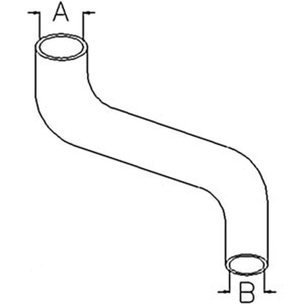 Lower Radiator Hose Fits 1460 1470 1480 1640 1660 1670 1680 121759C1