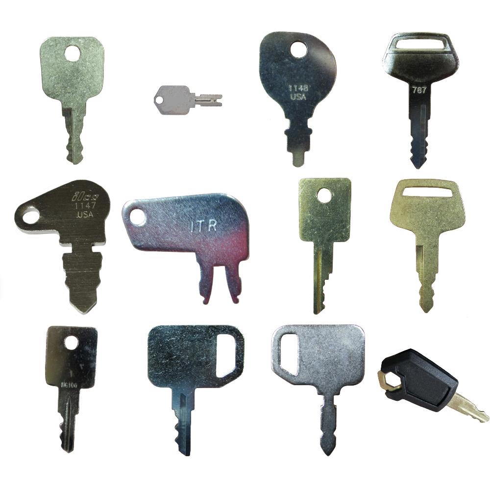 14 Pc. Basic Heavy Equipment Key Set Fits Husqvarna Replaces 109310