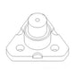 Lower King Pin Fits Universal Products Replaces 82850292