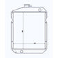 New Radiator with cap for Yanmar 3000, 3110, YM3000, YM3110