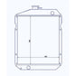 New Radiator with cap for Yanmar 3000, 3110, YM3000, YM3110