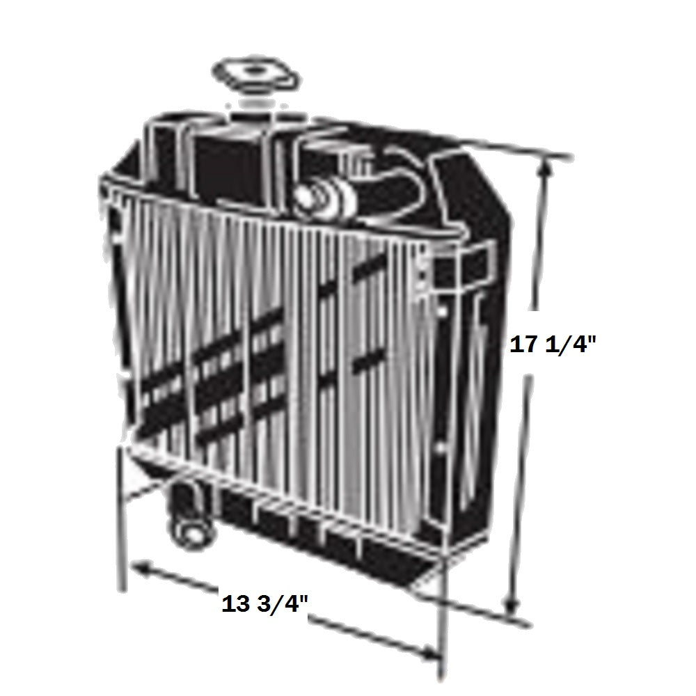 Radiator Fits Yanmar Replaces 124768-44500