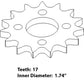 125990A1 Auger Drive Sprocket Fits Case IH 1010 1020 Platforms