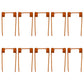 127566 Pack of 10 Baler Teeth Fits New Holland 67 69 78 268 269 270 273