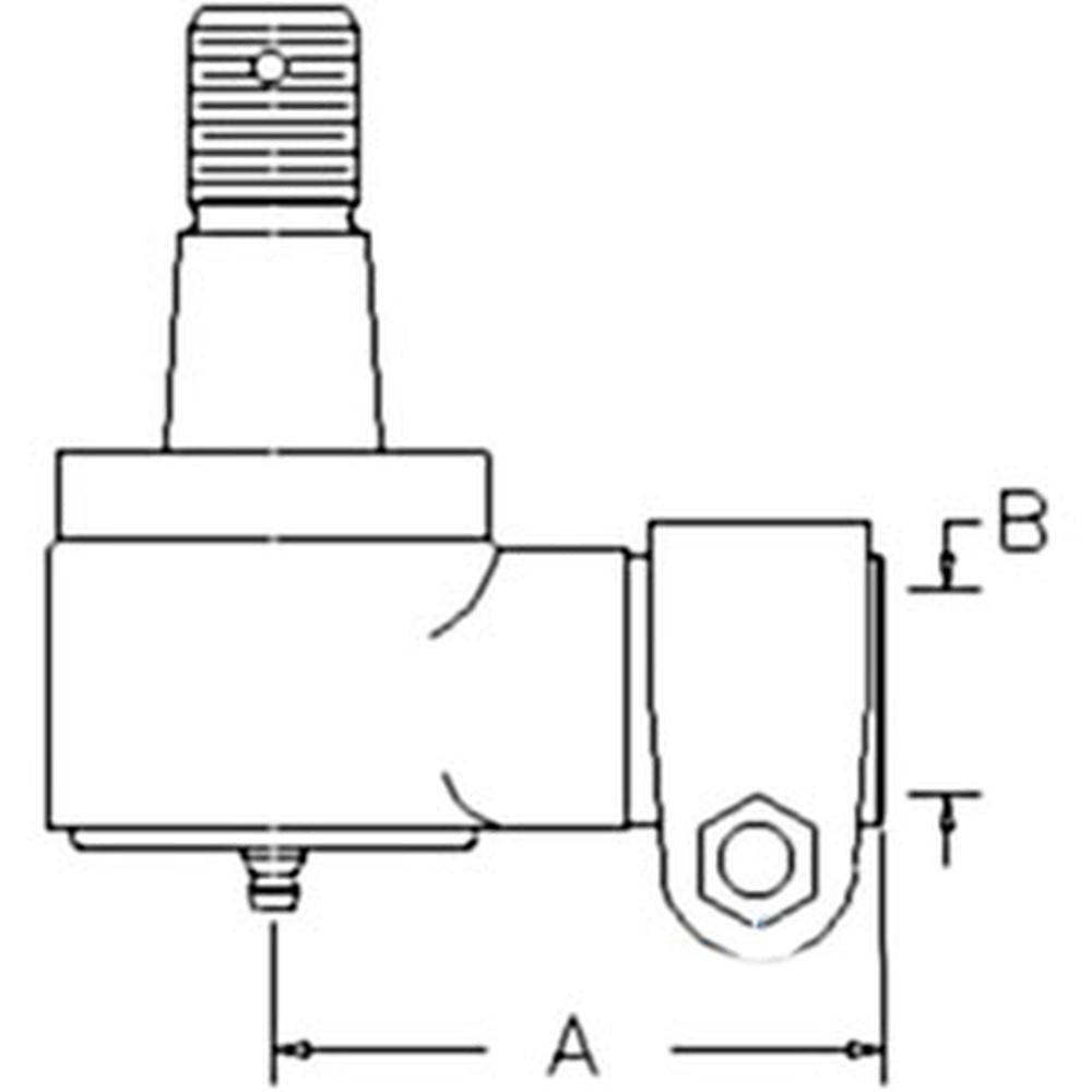 MFWD Power Steering Cylinder End Fits International