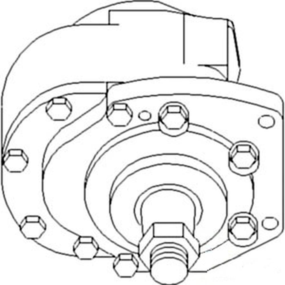 Hydraulic Pump Fits Case/International Harvester Replaces 355515R95