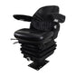 130-5565 Black Vinyl Suspension Seat Assembly w/ Armrests Fits Caterpillar 416C