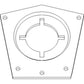 1302221C1 New Shaker Shaft Retainer Fits Case-IH Combine Models 1460 1470 +