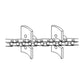 Return Grain Elevator Chain 1303114C91 Fits Case IH 1680 2188 2388 5088 Combine