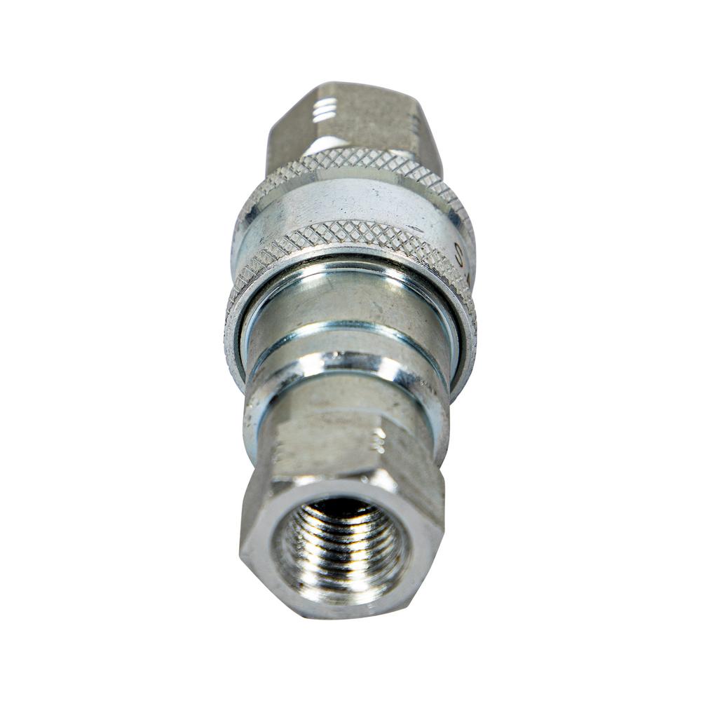 1304028 -MALE COUPLER 3/4-16 VALVE BLOCK SIDE LOW SPILL-REPLACES MEYER #22293