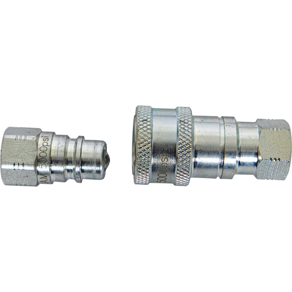 1304326 1/4 IN HYDRAULIC COUPLER SIMILAR TO FISHER OEM: A1587 BULK, 100 PER BOX