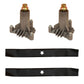 Mulch Blades Deck Kit Fits Sears Fits Craftsman 42" Mowers LT1000 130794 134149