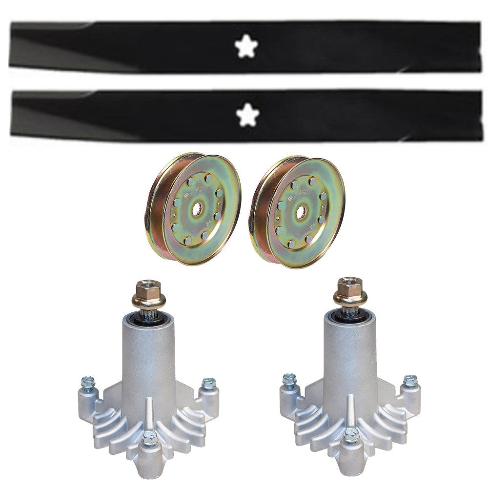 42" Deck Rebuild Kit Fits Sears Fits Craftsman LT2000 Spindles Blades Pulleys