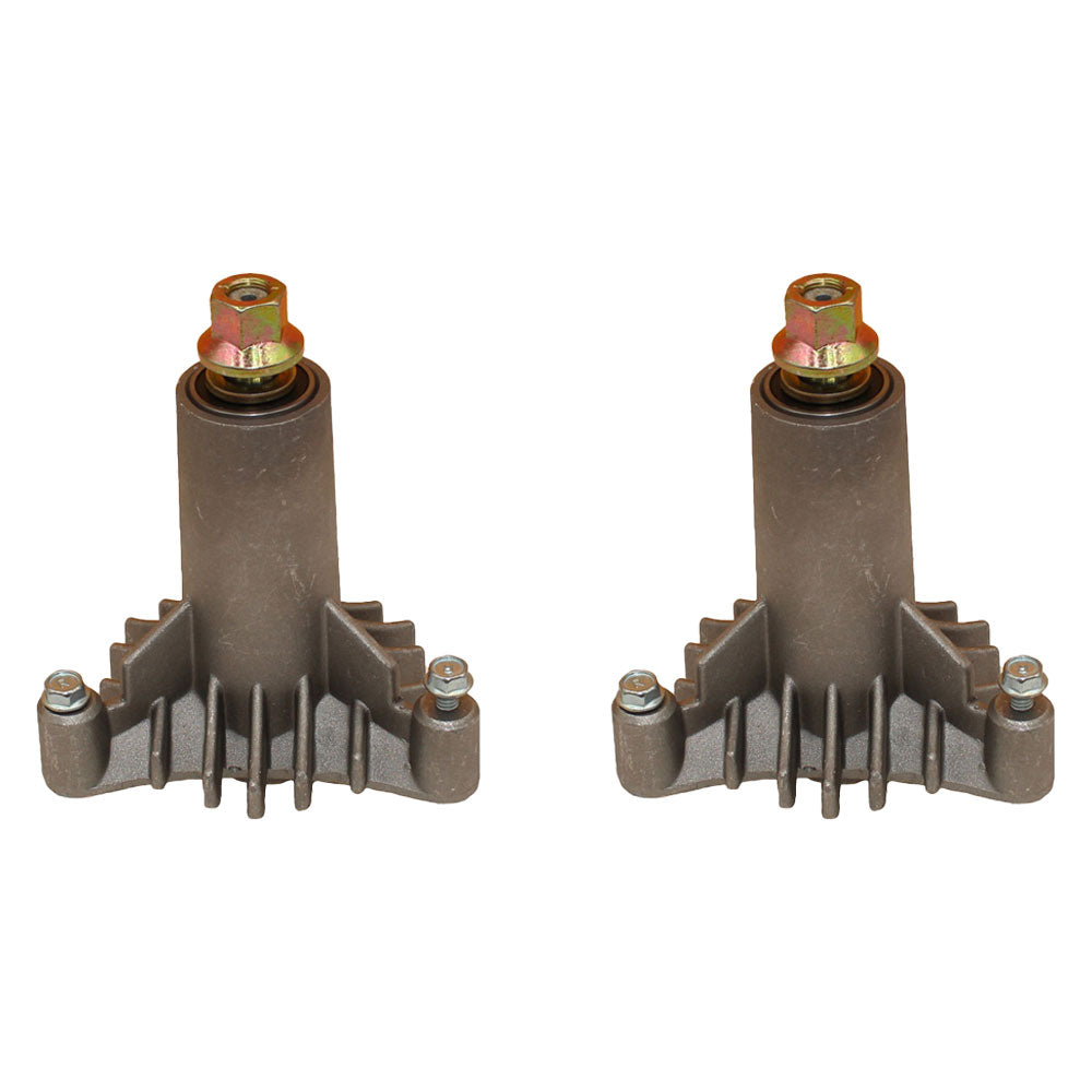 (2) SPINDLE ASSEMBLIES Deck Mandrels Fits Craftsman Fits Husqvarna Lawn Tractors