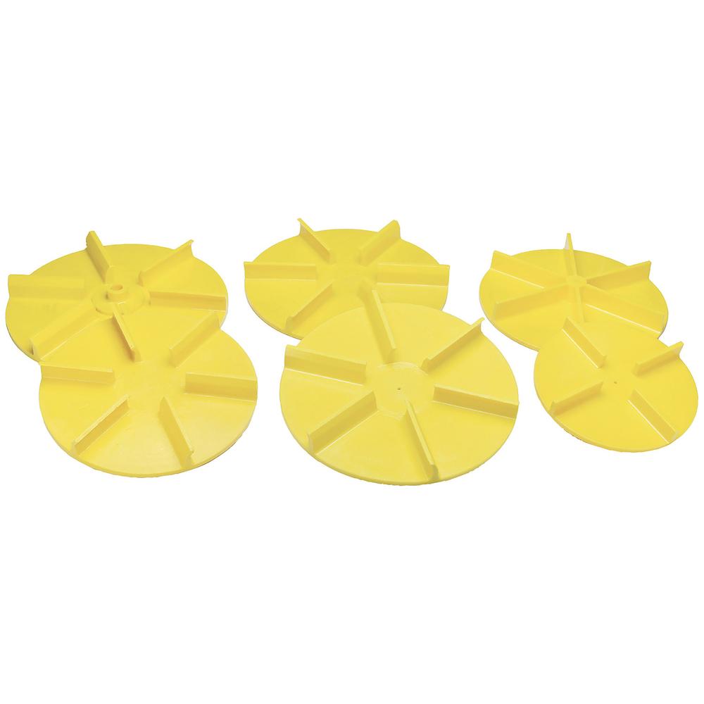 1308901 -UNIVERSAL YELLOW POLY REPLACEMENT SPINNER 18 INCH DIAMETER CLOCKWISE