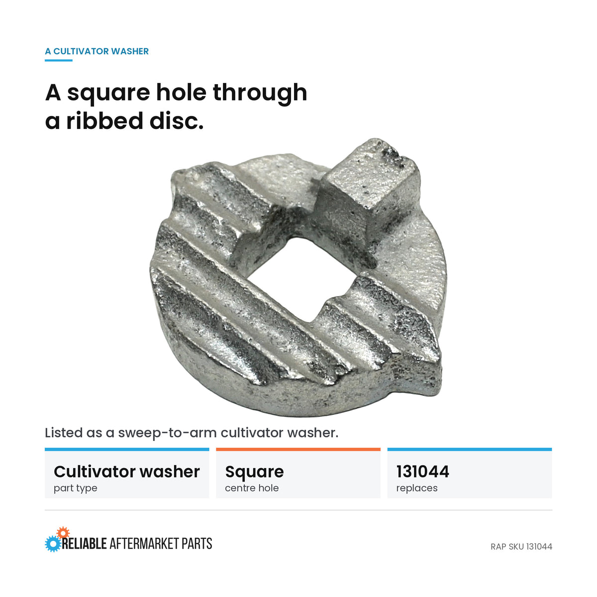 Cultivator Washer Fits Massey Ferguson Replaces 686187M1