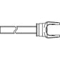 A-11001248-AI Yoke & Tube Assembly with 1-1/4" x 1-3/8" Tube