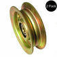 Qty 2: Flat Idler Pulley Fits AYP Replaces 104360X