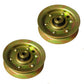 (2) Idler Pulleys Fits Husqvarna Fits Electrolux Fits Poulan 532131494 532173438