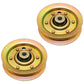 Qty 2: Flat Idler Pulley Fits Husqvarna Replaces 532 13 14-94