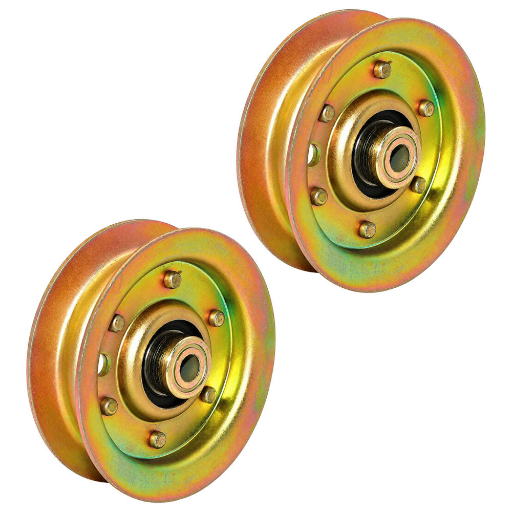 Qty 2: Flat Idler Pulley Fits Husqvarna Replaces 532 13 14-94