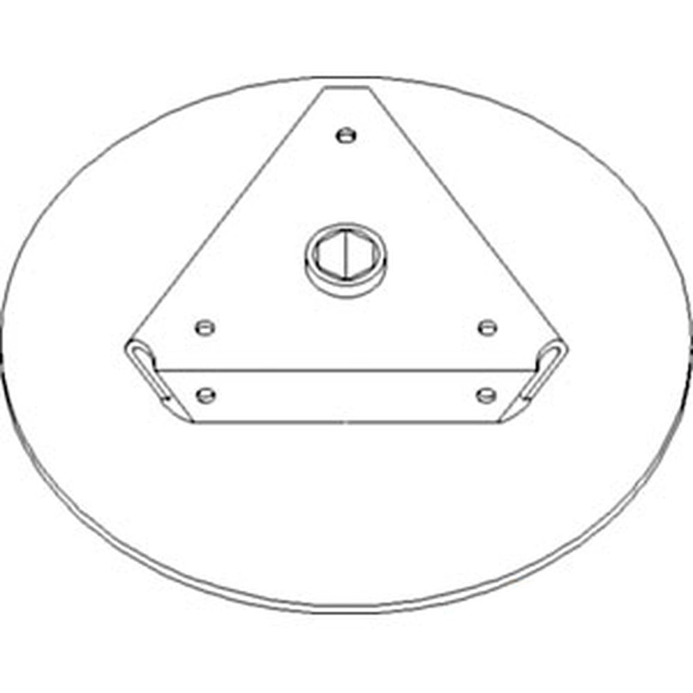 WN-1319266C1-PEX Hub Assy, Discharge Beater Fits International/CaseIH 1420 1440
