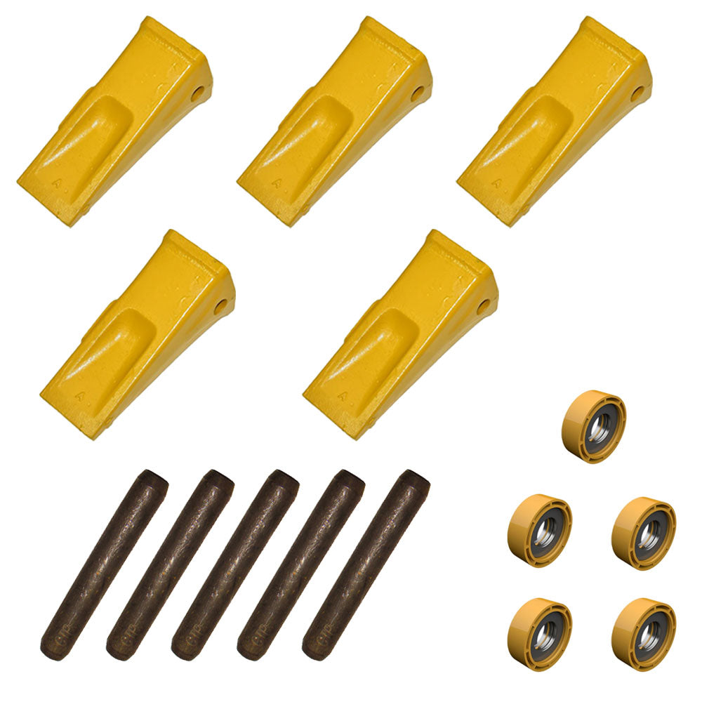 STYLE BUCKET TEETH DIGGING TEETH with PINS and RETAINERS (1U3302) Fits CAT