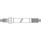 Shaft 1329745C1 Fits Case 1620 1640 1644 1660 1666 1670 2144 2166 2344 2366