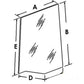 Left Hand Door Glass Fits 7110 7120 7130 7140 7150 7210 7220 7230 7240 7250 8910