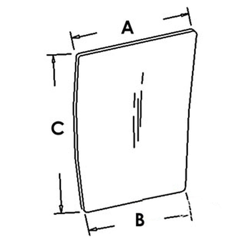 Glass Front (RH) 1340197C1 Fits Case 7150 7210 7220 7230 7240 7250 8910 8920