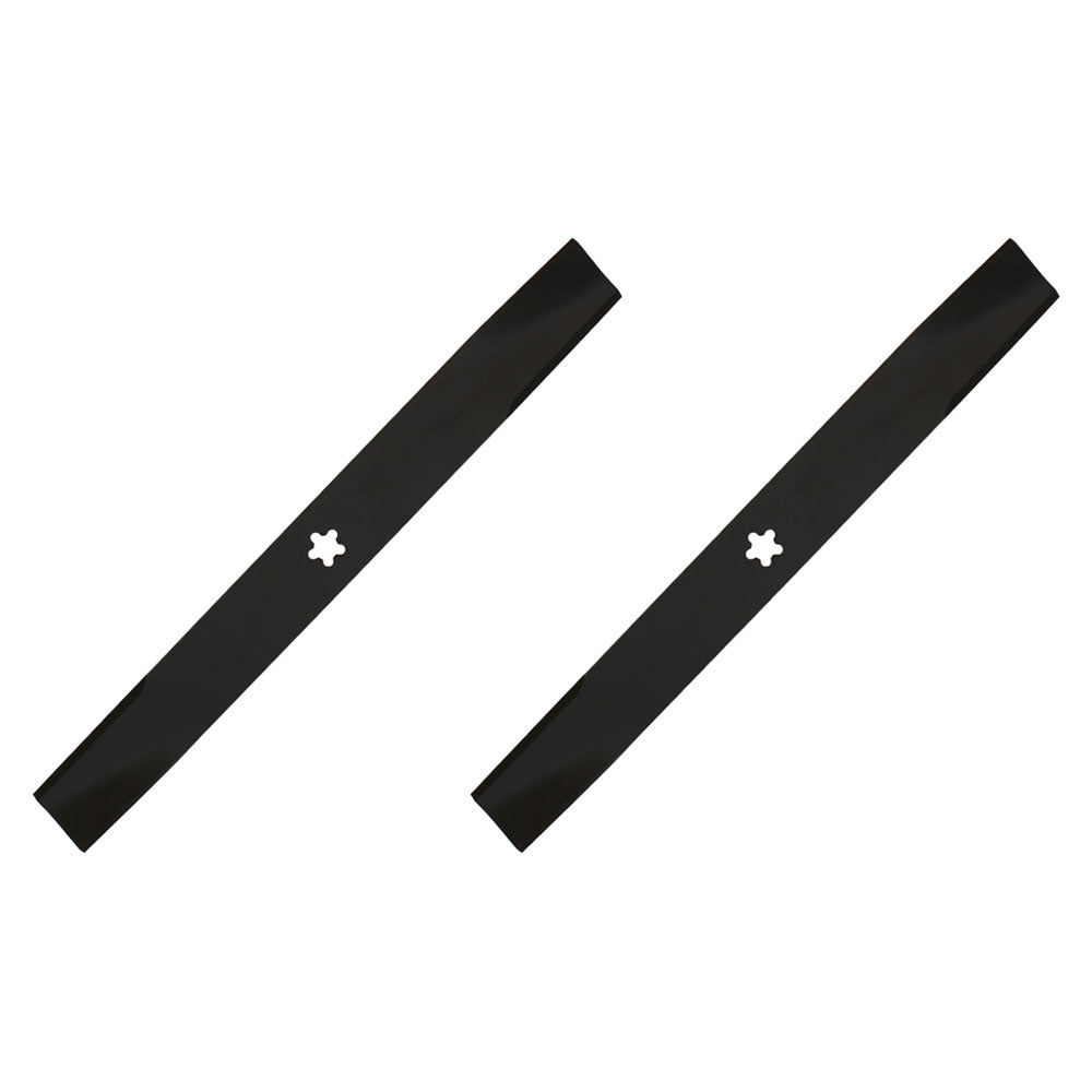 Two (2) Heavy Duty Blades For 42" Deck Fits Craftsman LT1000 Fits Husqvarna
