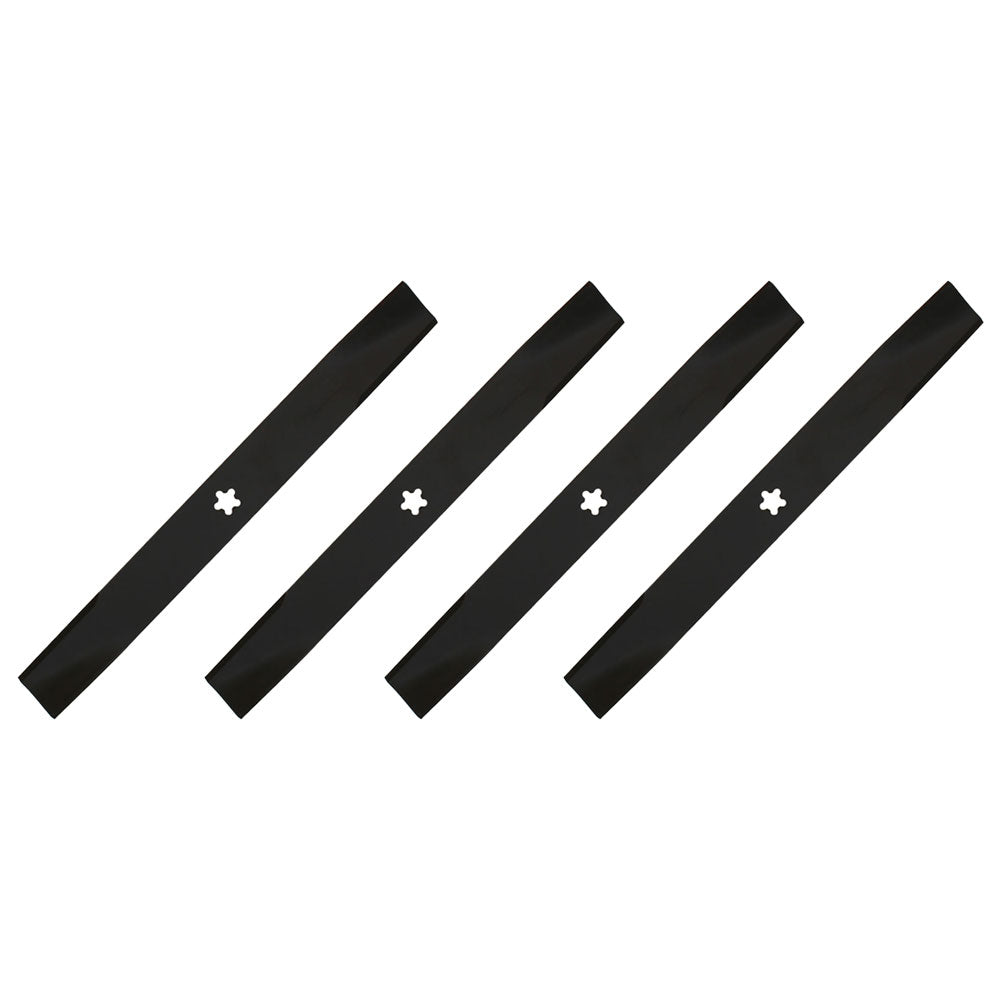 4 Pack 21 Length Mulching Blade Fits Craftsman 134149 Riding Lawn Tractor Mower"