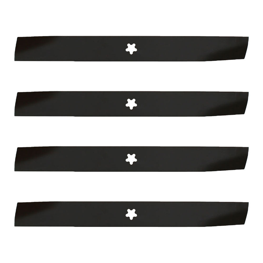 4 Pack 21 Length Mulching Blade Fits Craftsman 134149 Riding Lawn Tractor Mower"