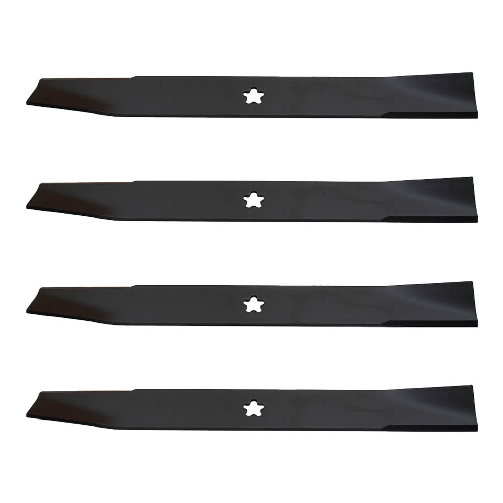 4 Pack 21 Length Mulching Blade Fits Craftsman 134149 Riding Lawn Tractor Mower"