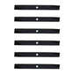 Qty 6: Heavy Duty Blades Fits AYP Replaces 134149