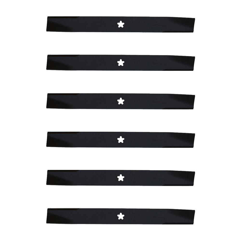 Qty 6: Heavy Duty Blades Fits AYP Replaces 134149